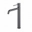 Grifo lavabo alto monomando Génova gun metal apertura en frio de Imex